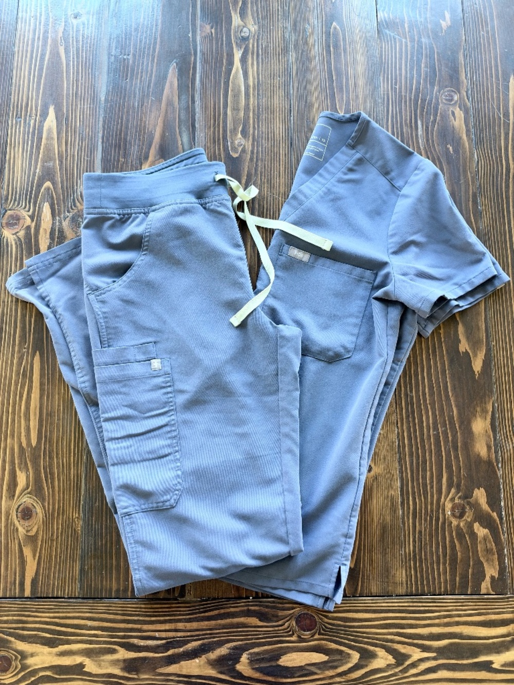 Figs Space Navy Scrub Set - XS Tall